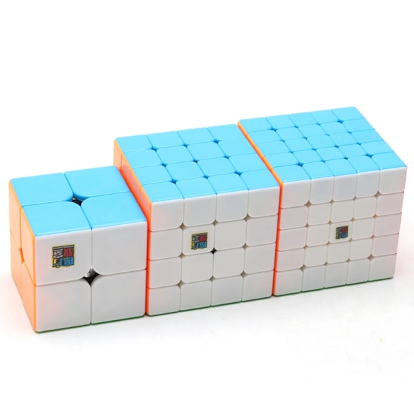 [Picube] 2X2 3X3 4X4 5X5 3C Speed Cube 2X2X2 3X3X3 4X4X4 5X5X5 Professionell 3C Barnpussel 3 MeiLong 245 bundle