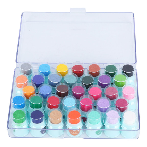35 stk./æske Finger Ink Pad Mini DIY Stamping Pad Lys farve Crafting Art Inkpad