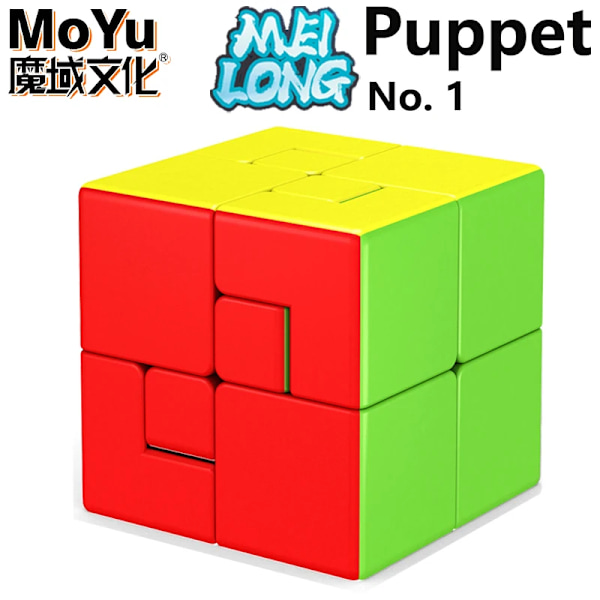 2X2 3X3 Professionell Magisk Kub 2 Gånger;2 3 Gånger;3 Hastighetspussel Barns Fidget Leksak Speciell Original Ungersk Cubo Magico Puppet Cube No.1
