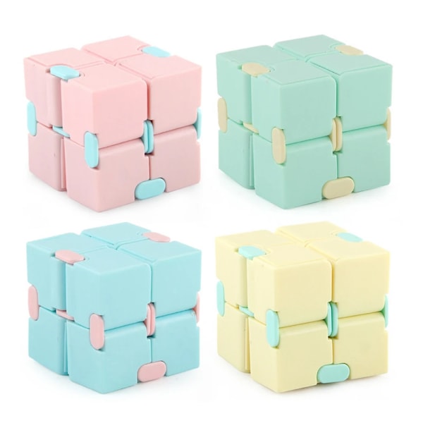 4Cm Pussel Kub Fidget Leksaker Hållbar Utsökt Stressreducerande Leksak Infinity Magic Cube För Vuxna Barn Antistress Ångest Leksak Gåva NO.3559