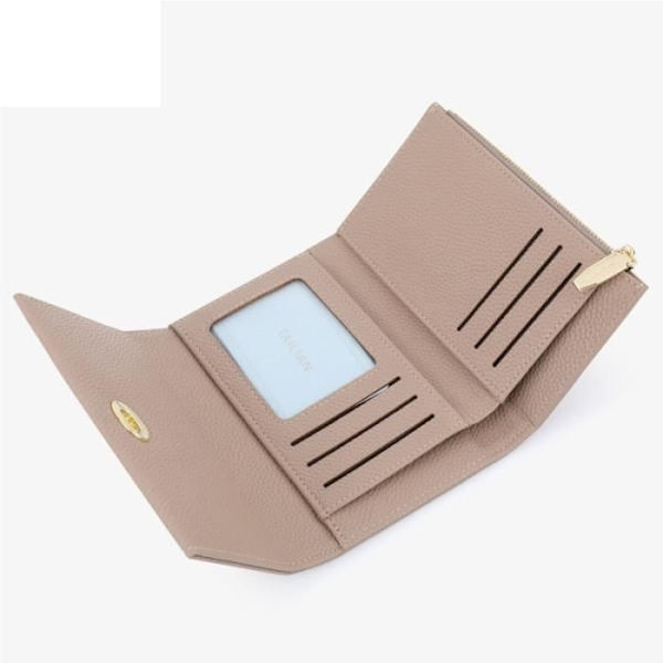 Damplånbok i konstläder 14,5 x 10 x 4 cm Enfärgad - Khaki Khaki