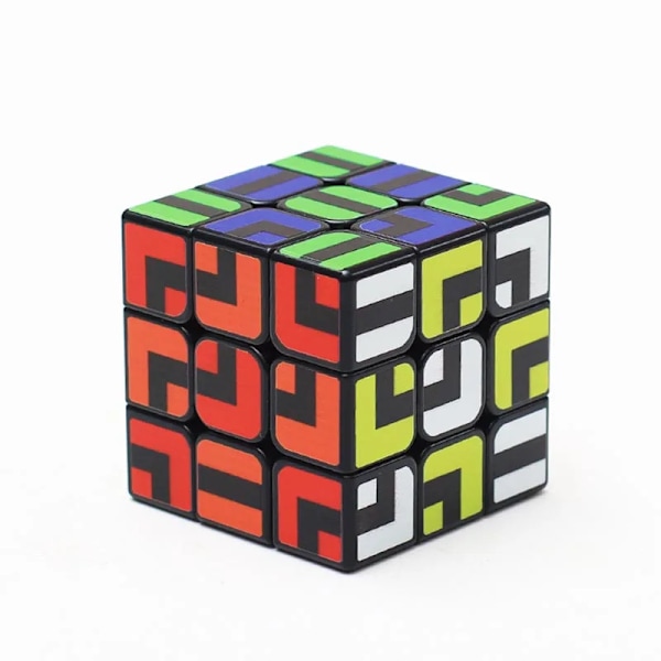 Fidget Leksaker Pussel Kugghjulskub Magisk Kub Zcube Tredje Cubo Mágico Profissional Nivå Labyrint Rubix Kub Barns Pedagogiska Leksaker Labyrinth cube