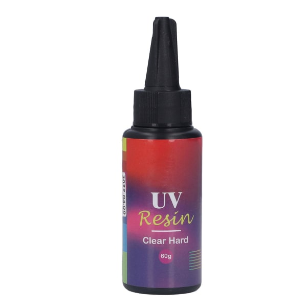 UV-liiman turvallinen myrkytön, vuotamaton tee-se-itse-korujen valmistus läpinäkyvä UV-kristalli liima akryylihartsi kova liima 60g