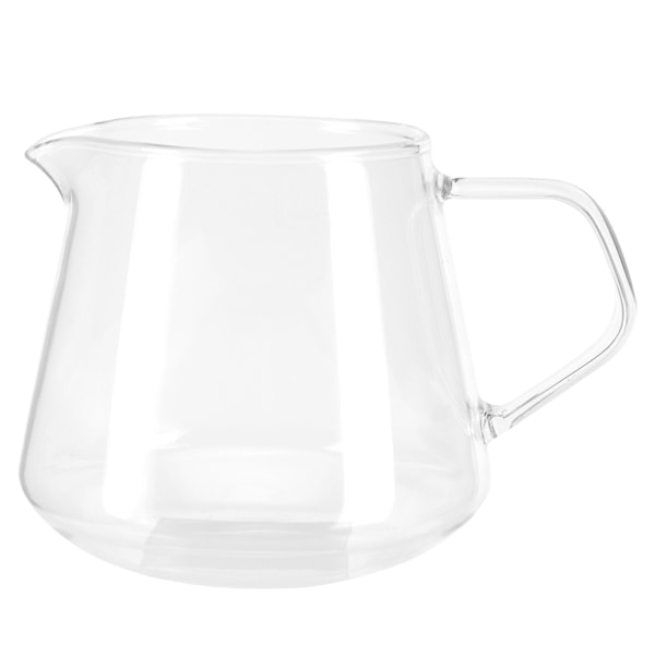 Transparent Cup High Borosilicate Glass Coffee Sharing Cup AntiScalding for Drinking Tea(650ml )