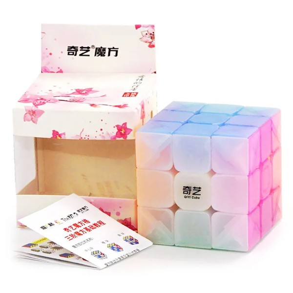 Nya Stilar 3X3 Kub 3X3X3 Magnetisk Kub Pussel Träning Reaktionshastighet Rolig Stressfri Barns Professionella Pedagogiska Leksaker Jelly Cube 3x3