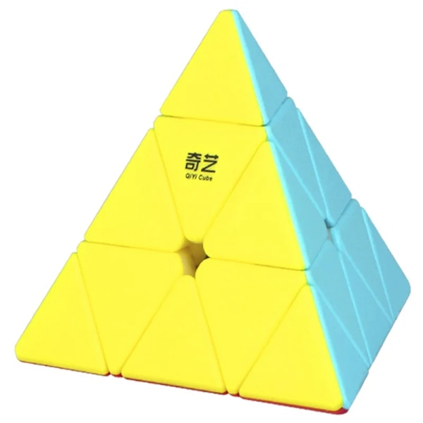 3X3X3 Rubiks Kub Triangel Speed Magic Cube Rubic Professionell Cubo Magico Pussel Färgglada Pedagogiska Leksaker För Barn Yongjun White