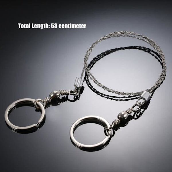 Som bild - Rostfri ståltrådssåg Utomhusöverlevnadsutrustning Fickverktygssats Nödutrustning