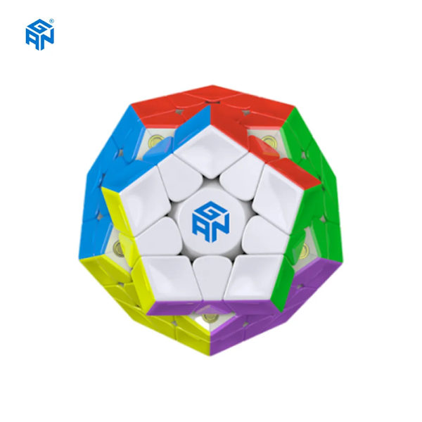 Megaminx M 3X3 Magnetisk Speed Cube Stickerless Professionell Megaminx Magic Cube 12 Speedcube Twisty Puzzle Leksaker Stickerless
