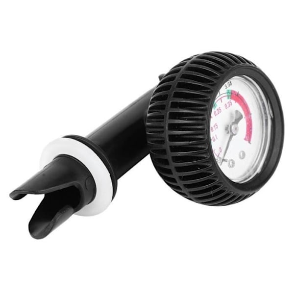 Vingvo Luftpumps Tryckmätare - Säkerhetsbarometer Lufttrycksmätare - Svart black