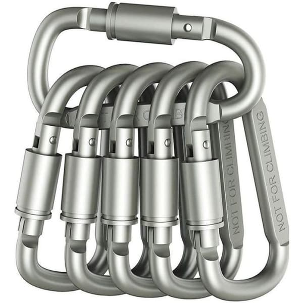 Aluminiumlegering D-ring Låskarbinhake Lättviktig Men Stark