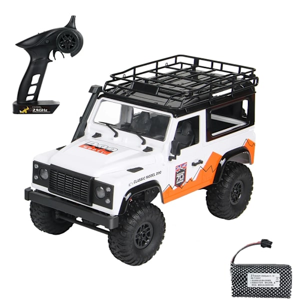 1/12 mn99 RC-bil RTR-version 2.4G 4WD MN99S MN99-S RC-klippklättrare D90 Defender Pickup Fjärrstyrd Lastbil Leksaker 1Battery(.102)