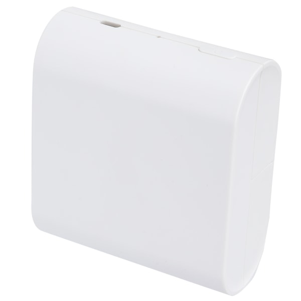 Miniprinter 200DPI Bærbar hvid lomme 9,8x8,5x3,7cm TypeC termisk udskrivningsenhed 5V/1A