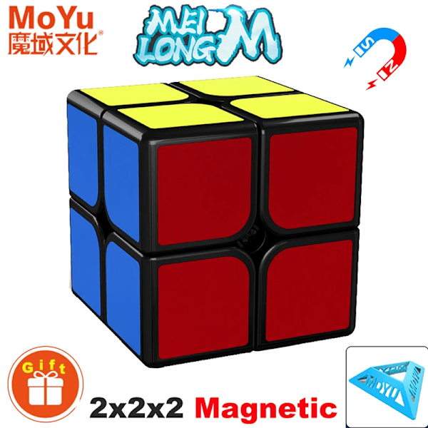 2X2 3X3 Professionell Magisk Kub 2 Gånger;2 3 Gånger;3 Hastighetspussel Barns Fidget Leksak Speciell Original Ungersk Cubo Magico Magnetic 2x2x2 Lite(.101)