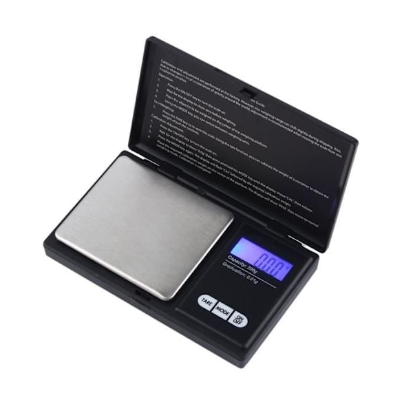 Q117221 Fickvåg 200G X 0.01G Digital Fickvåg Bärbar Gram Smycken Guld Silver Mynt Ört