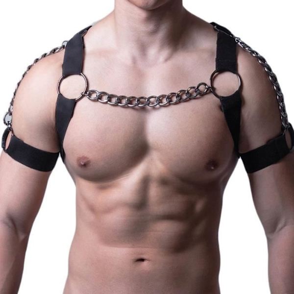 Bröstsele för män - Dioche - Dio78629048 - Slitstarkt material - Justerbar design - Enkel stil