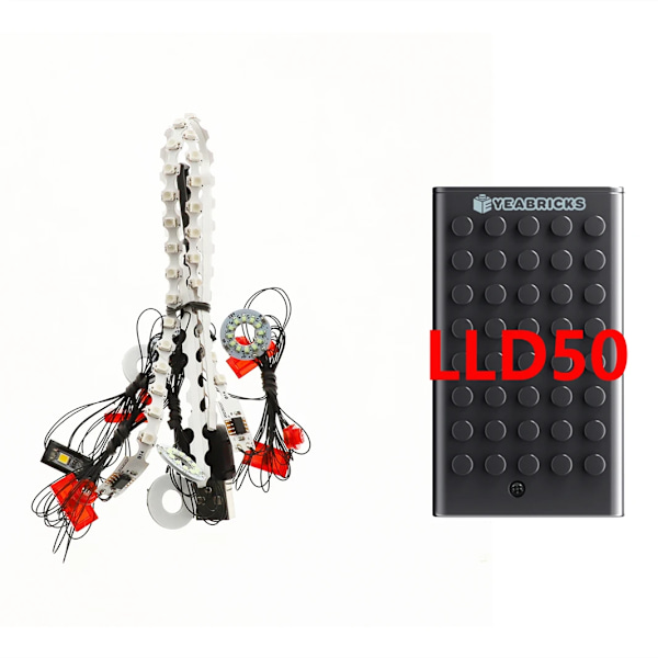 Yeabricks LED-belysningsset för 21334 Jazzkvartetten byggklossar set (ingår inte modellen) klossleksaker för barn Only LED Light Set