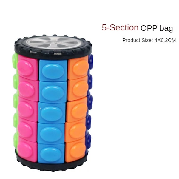 Magisk Kub Stressreducerare Tredimensionella Leksaker Torn Rubix Kub Intellektuella Fidget Leksaker Speed Cubes Infinity Cube Skrivbordsleksaker 5th order 50g