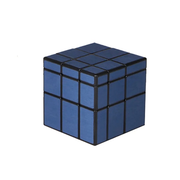 Professionell Sticker Magic Cube Bas Startpaket 3X3X3 4X4X4 5X5X5 Megaminx Speed Twist Pussel Magic Cube För Barn JM-3-Blue