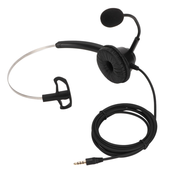 H360‑3.5 Telefon Headset Støjreduktion Komfortabelt enkeltsidet Business Headset til 3,5 mm Jack