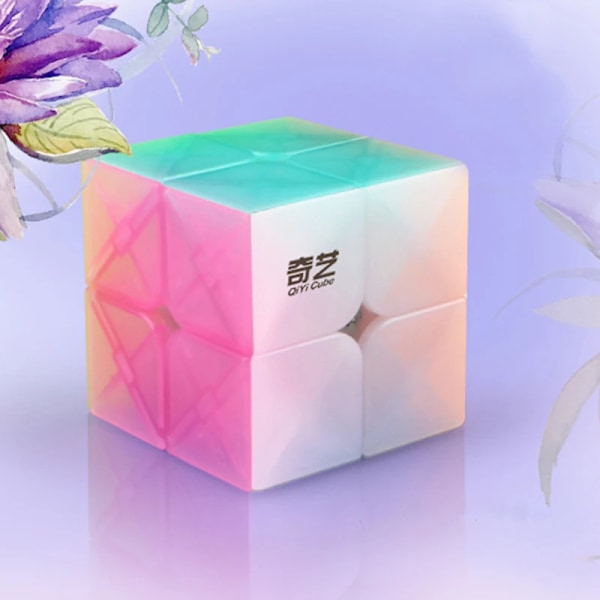 Magiska Kuber Professionell Pyraminx Pussel Leksaker Rubix Kub Hastighet 3X3 Pyramid Magisk Kub Candy Color 2x2x2
