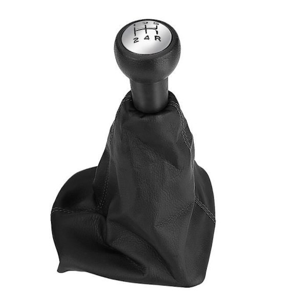 Växelspaksknopp med damask för kompatibel med Peugeot 207 -307-406 -Abi