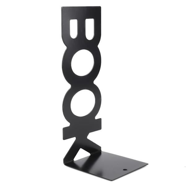 Qiilu Bokstöd Ram 1 Par Karaktär Bokform Bokstöd Metall Bokstöd För Bordsdekoration