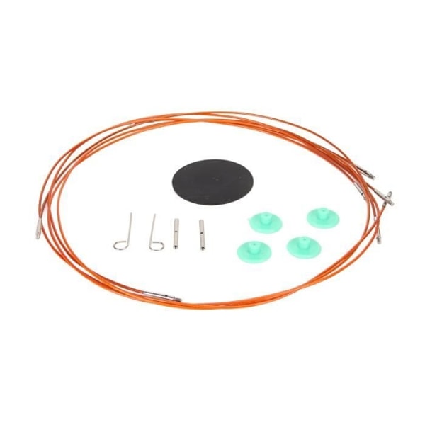 Akozon Rundstickor Set - 10 Utbytbara Storlekar - Tydlig Gravering - Komplett Kit