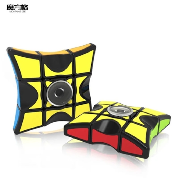 [Ecube] 1X3X3 Finger Hand Spinner Windmill Cube Magic Cube Speed Puzzles Cubes Pedagogiska Pusselleksaker För Barn Leksaker spinner