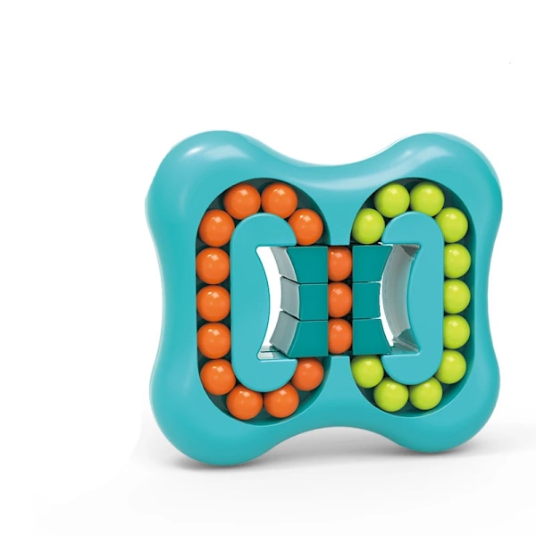 Fidget Leksaker Magisk Bönkub Sensoriska Leksaker Stress Relief Leksak Barn Lärande Utbildning Roterande Dekompressions Magisk Boll Spel Blue Square