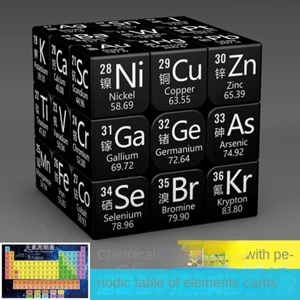 Periodiska systemet Kreativ Tredje Steg Fjärde Steg Barnpussel Magisk Kub Leksak Matematik Högstadiepresent Type 4