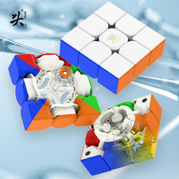 Dayan Tengyun V3M Magnetisk Magisk Speed Cube Stickerless Professionell Fidget Leksak Dayan Tengyun V3 M Cubo Magico Pussel Black