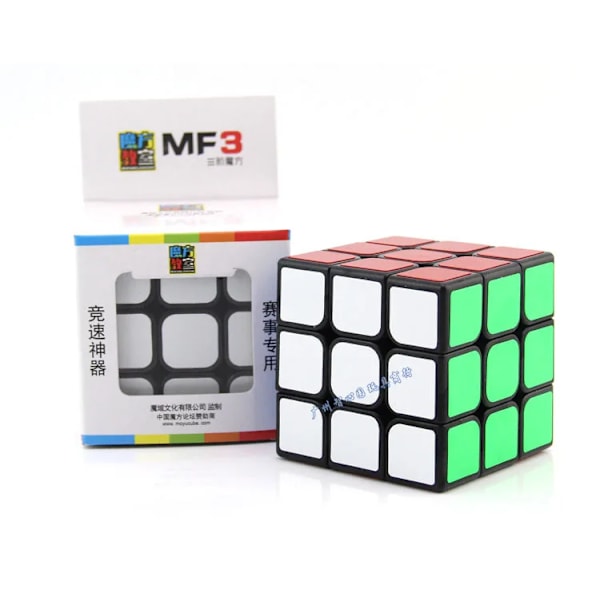 Snabb 3X3X3 Magisk Kub 3 Lager Mf3 3X3 Kub Mf3 Och Cubo Pussel Magisk Kub Pedagogiska Leksaker För Pojkar Mf3 Black