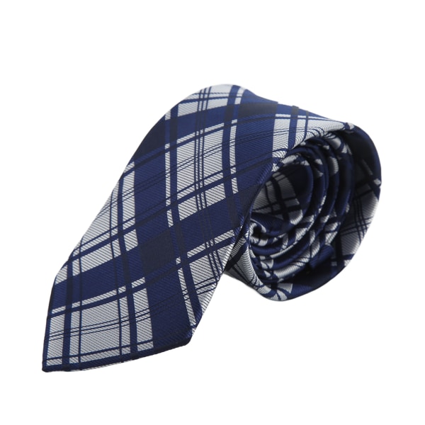 PlaidMen Tie Classic Style Polyester Garn Design Business Neck Tie for bryllupsfester Business
