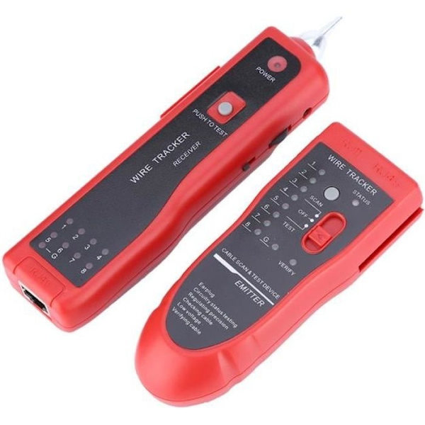 Kabelspårare, telefonkabeltestkit, multifunktionell linjesökare, trådmätningsinstrument för