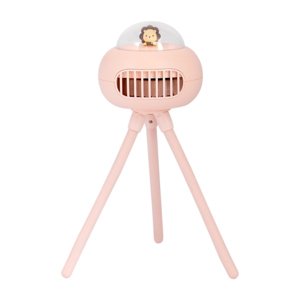 Mini Baby Stroller Fan Low Noise Portable Clip On Handheld Electric Desk Fan for Office Dormitory Pink