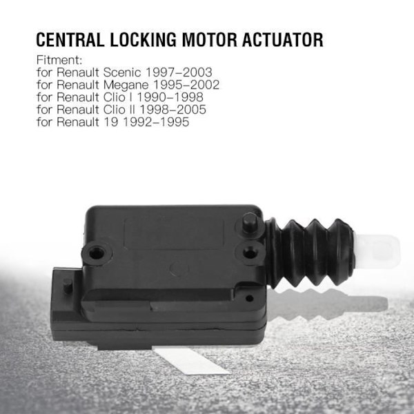 Stiftmotor Centrallås för kompatibel med Renault Megane Scenic Clio 7702127213 -Tun