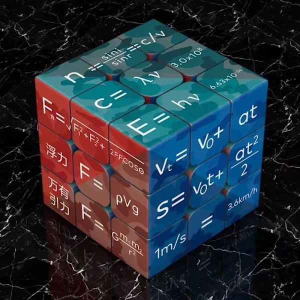 3X3X3 Magisk Puzzle Kub Matematik Kemi Element Kub Barnpresenter Pedagogiska Leksaker Kub 3X3 Magnetisk Educ Leksak F