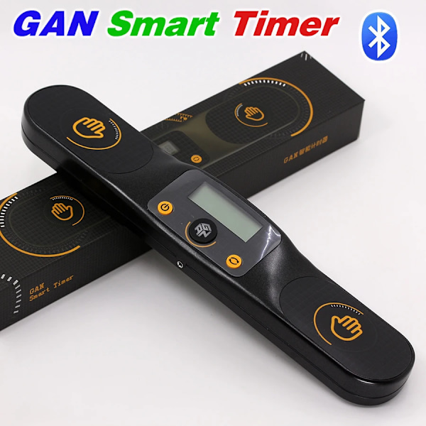 Cube Timer V1 Mat Smart Bluetooth Hastighetspussel Svart Och Silver Professionellt Wca Tävlingsverktyg För Kubspelare Måste Ha Timer V1Black