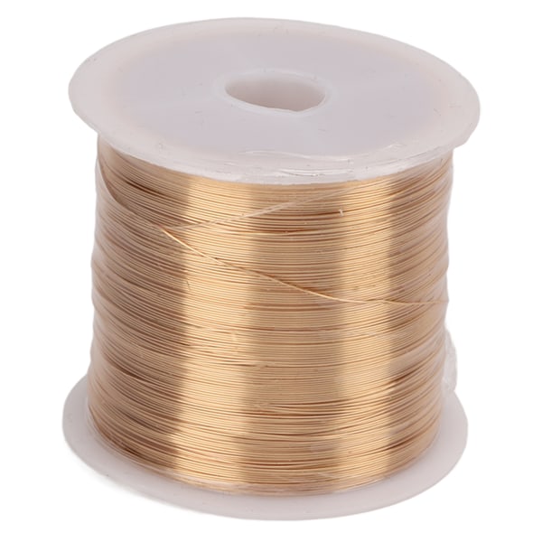 0,3 mm 100 meter Smycken Koppartråd DIY Hantverk Smycken Stickning Forma Wire Wrap Smycken Tråd för Craft Golden
