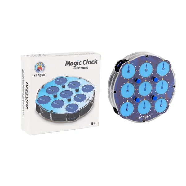 Shengshou 4X4 Magnetisk Magisk Klocka Shengshou Klocka 3X3 5X5 Stressreducerande Leksaker Fidget Leksak Barnpresenter 4x4 Clock