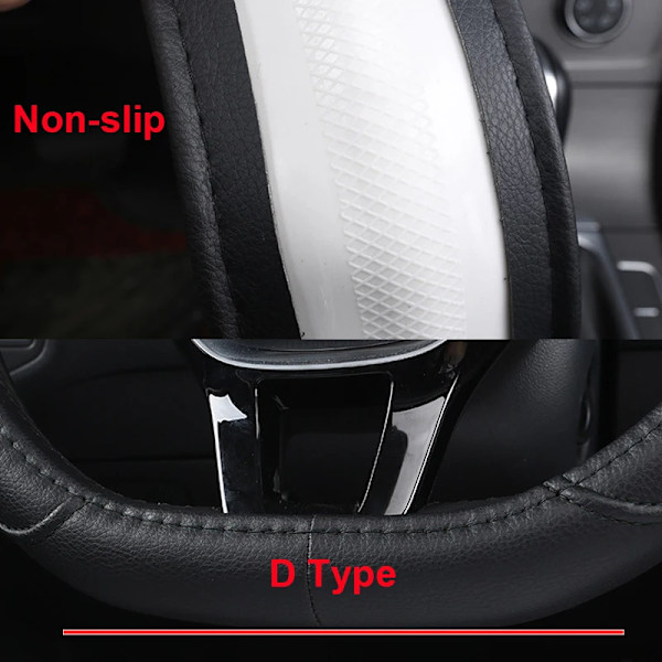 D-typ rattöverdrag för Citroen C3 II III 2009 - framåt, C3 Aircross 2017 - framåt, Berlingo 3 C4 Picasso Red Thread