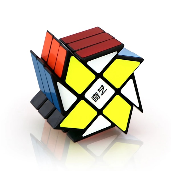 Professionell Sticker Magic Cube Bas Startpaket 3X3X3 4X4X4 5X5X5 Megaminx Speed Twist Pussel Magic Cube För Barn FHL-Black