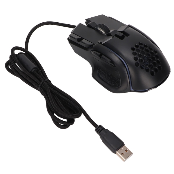 Gaming Mouse S700 12800dpi Makro Programmering RGB Luminous Gaming Mouse Hjemmekontormus