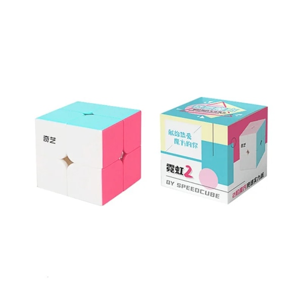 [Picube] Magic Cube Set 2X2 3X3 4X4 5X5 Pyramid Skewb Megaminx Maple Leaf Mastermorphix Speed Cubo Magico För Barn 2x2 neon