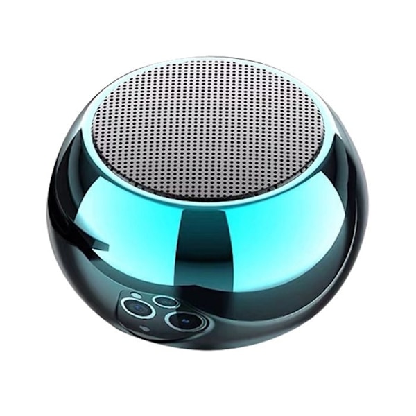 Mini Bärbar Trådlös Bluetooth-högtalare, Vattentät Trådlös Bärbar Högtalare med Subwoofer, Ljusblå
