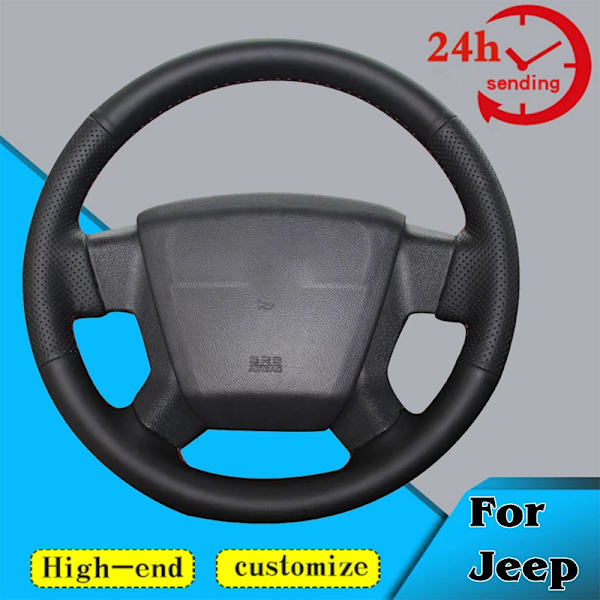 Skräddarsydd rattfläta för Jeep Compass 2006-2010, äldre Patriot 2007 2008-2010, bilinredningstillbehör