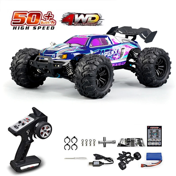 Radiostyrd bil 75km/h höghastighets racing fjärrkontroll bil lastbil för vuxna 4wd terräng monster trucks klätterfordon julklapp Type 16101(.101)
