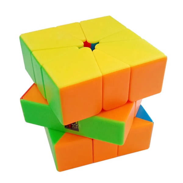Mfjs Square-1 Magisk Speed Cube Stickerless Sq-1 Professionella Fidget Leksaker Square Sq1 Cubo Magico Stickerless