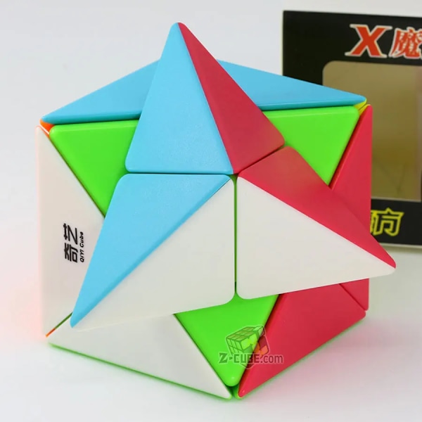 X Dino Cube 3X3X3 Magisk Hastighetskub Stickerless Professionell Antistress Pussel Fidget Leksaker Stressreducerande Leksaker Vuxen X cube Stickerl