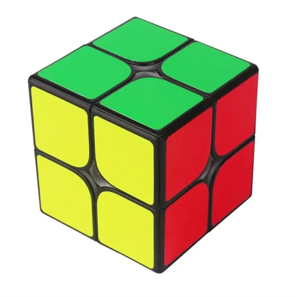 Yuxin Little Magic 2X2 Magisk Speed Cube Stickerless Professionella Fidget Leksaker Little Magic 2 Cubo Magico Pussel black